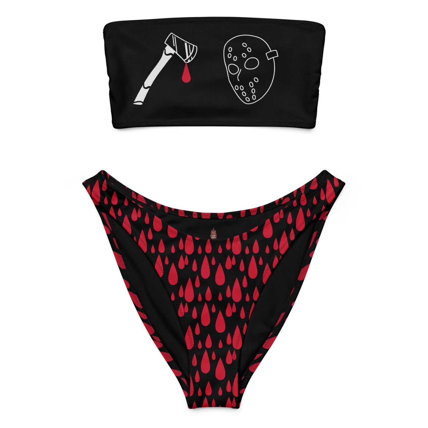 Summerween Horror Recycled Bandeau Bikini