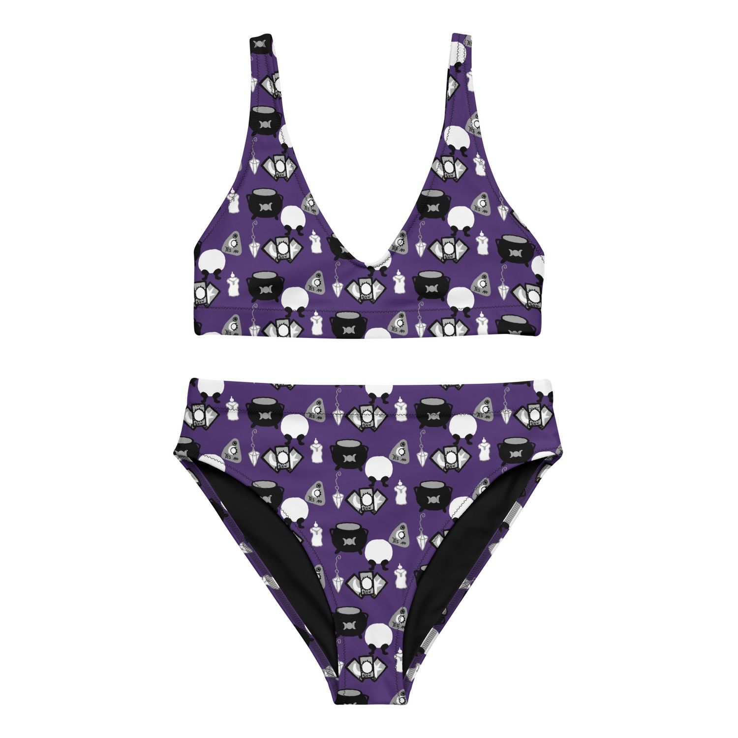 Summerween Divination Tools Recycled High-Waisted Bikini