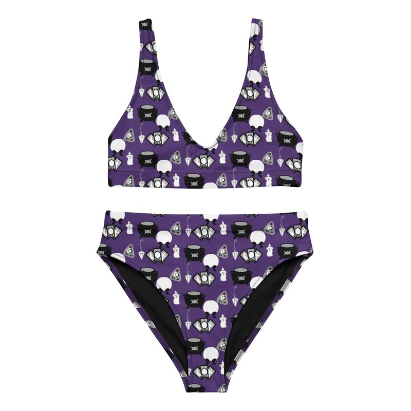 Divination Tools Recycled High-Waisted Bikini