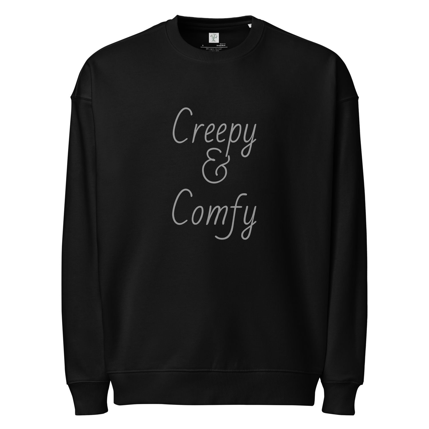 Creepy & Comfy Unisex Organic Oversized Sweatshirt