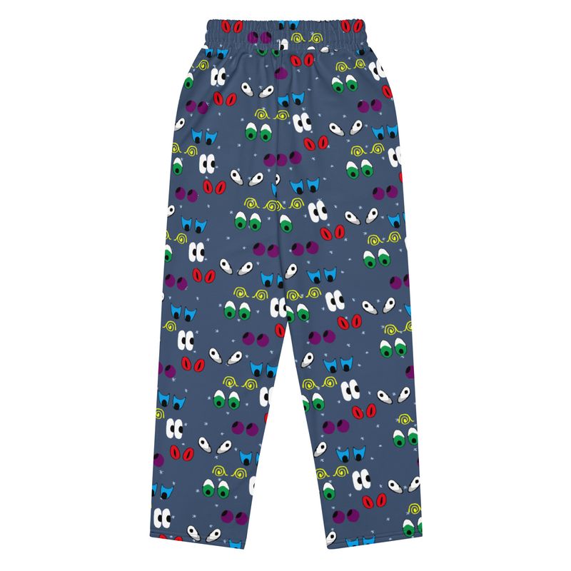 Spooky Eyes Wide-leg Joggers