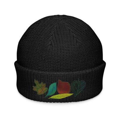 Fall Leaves Fisherman Beanie