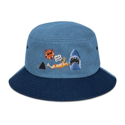 Jaws Denim Bucket Hat