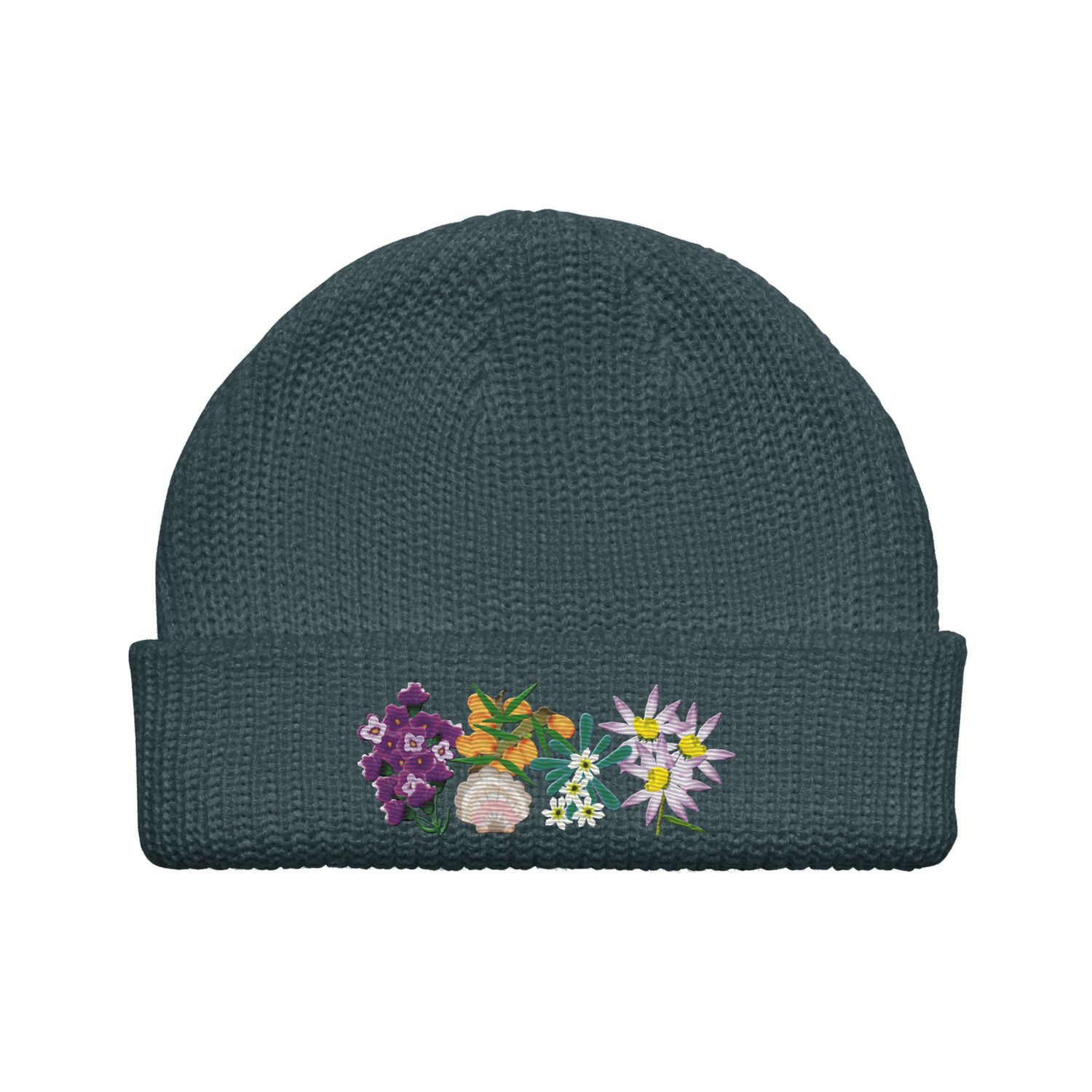 Sea Witch Embroidered Fisherman Beanie