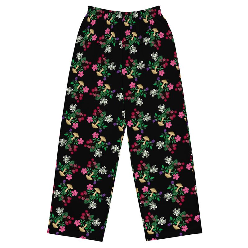 Poisonous Plants Wide-Leg Pants