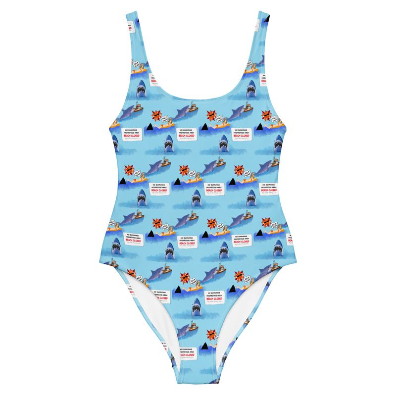 Jaws Don't Go In The Water One-Piece Swimsuit