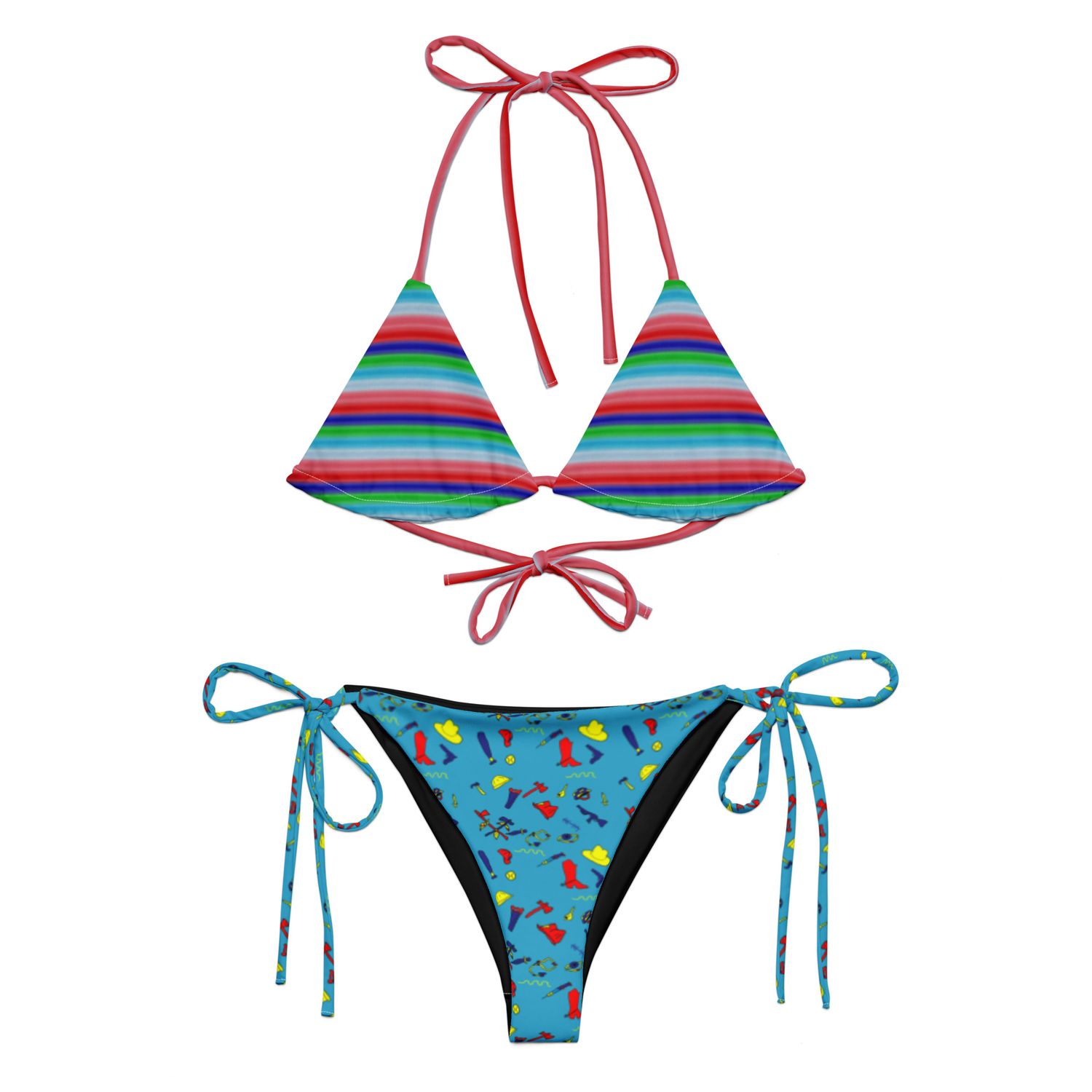 Chucky Childs Play Recycled String Bikini