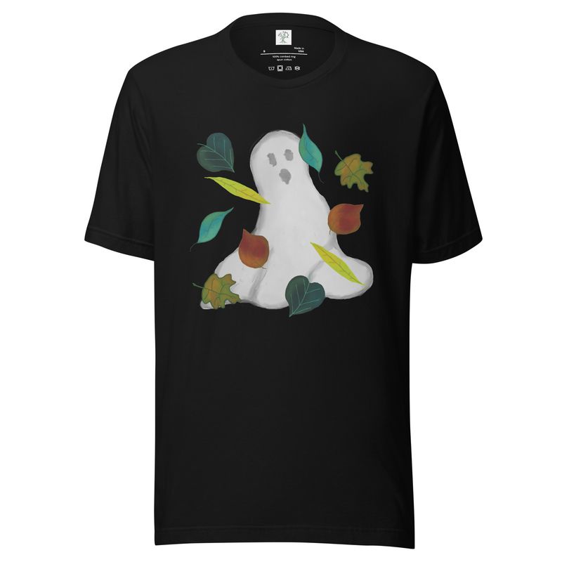 Ghosts Playing In Fall Leaves T-Shirt