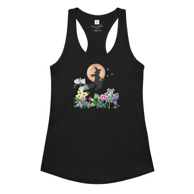 Witch's Flight Women’s Fitted Racerback Tank Top