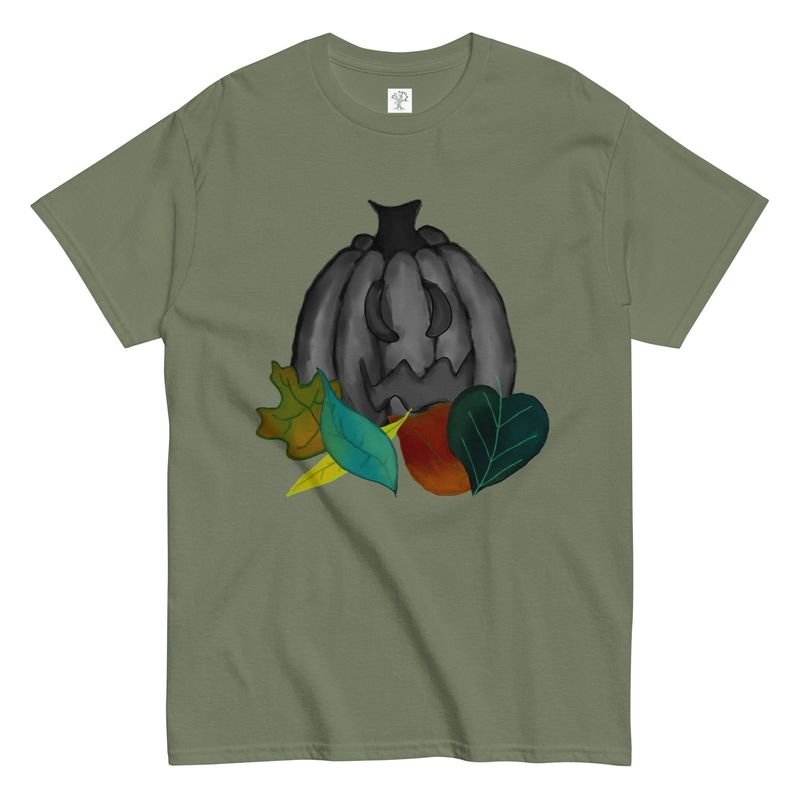 Fall Jack-O-Lantern Unisex Classic Tee