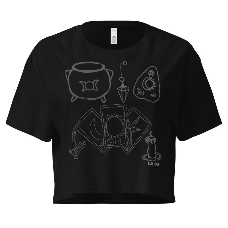 Divination Tools Women’s Crop Top