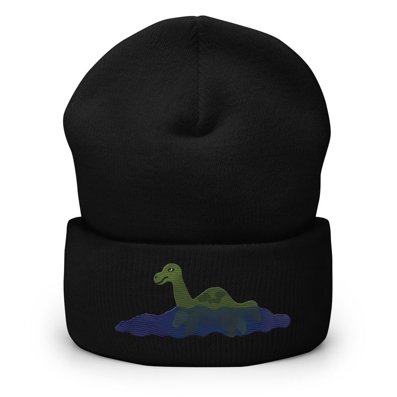 Loch Ness Monster Cuffed Beanie