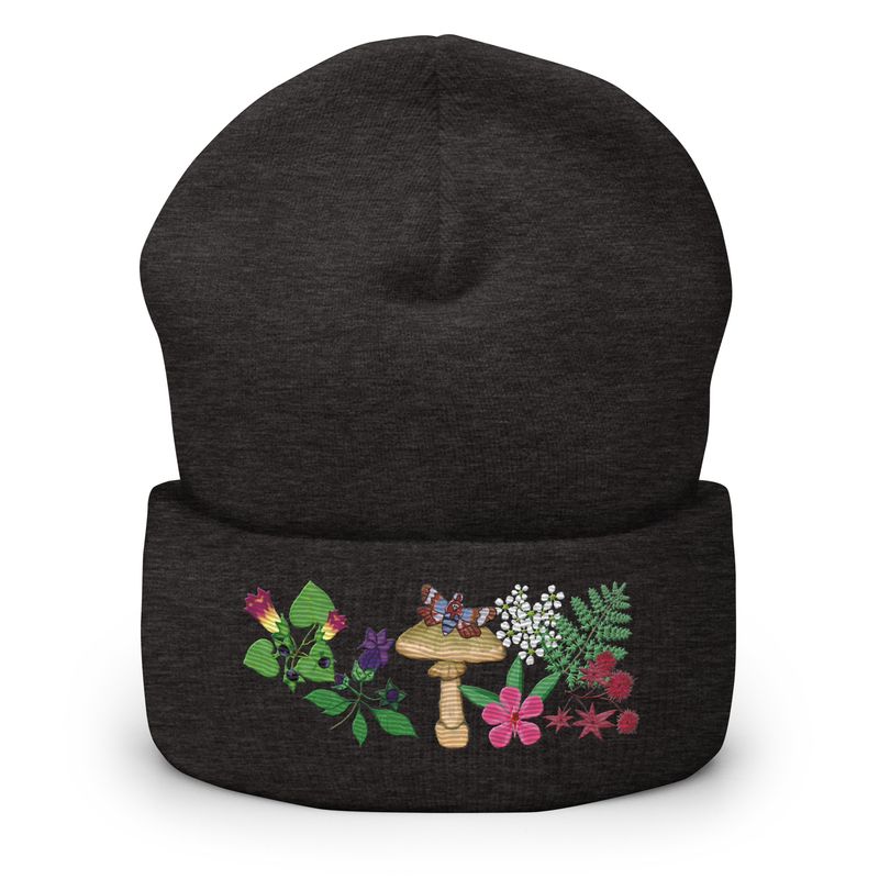 Poisonous Plants Cuffed Beanie