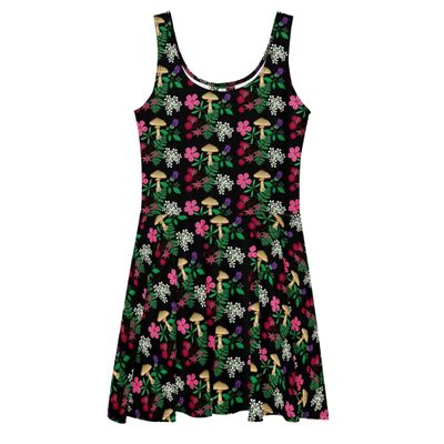 Poisonous Plants Skater Dress