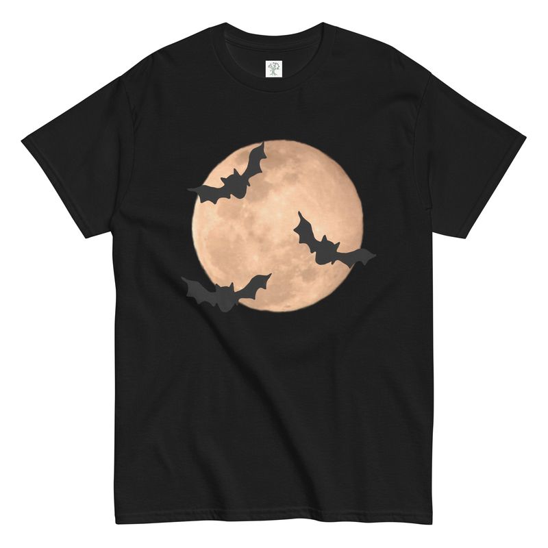 Full Moon and Bats Unisex Classic Tee