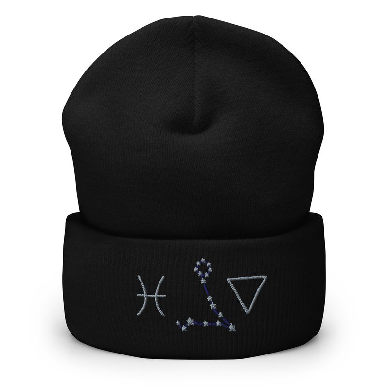 Pisces Cuffed Beanie