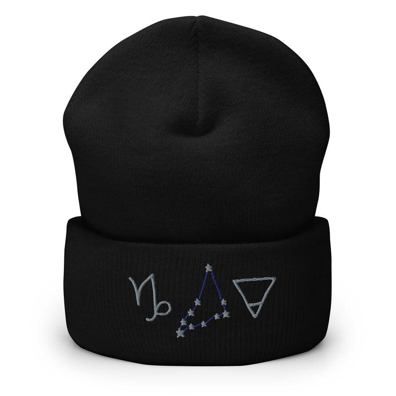 Capricorn Cuffed Beanie