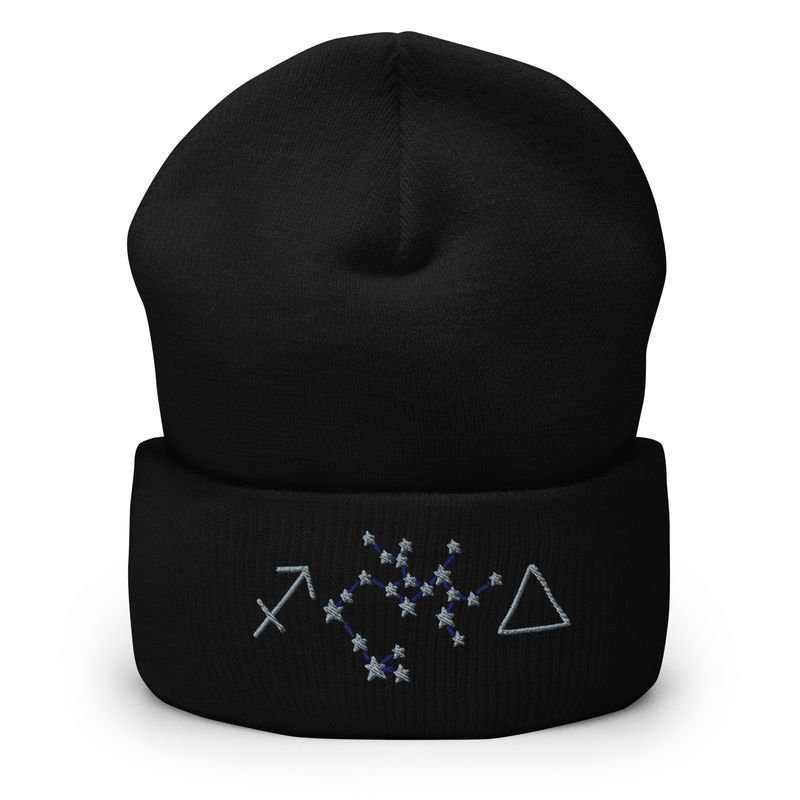 Sagittarius Cuffed Beanie