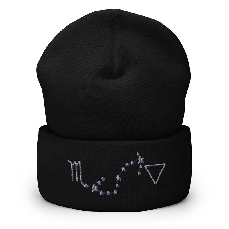 Scorpio Cuffed Beanie
