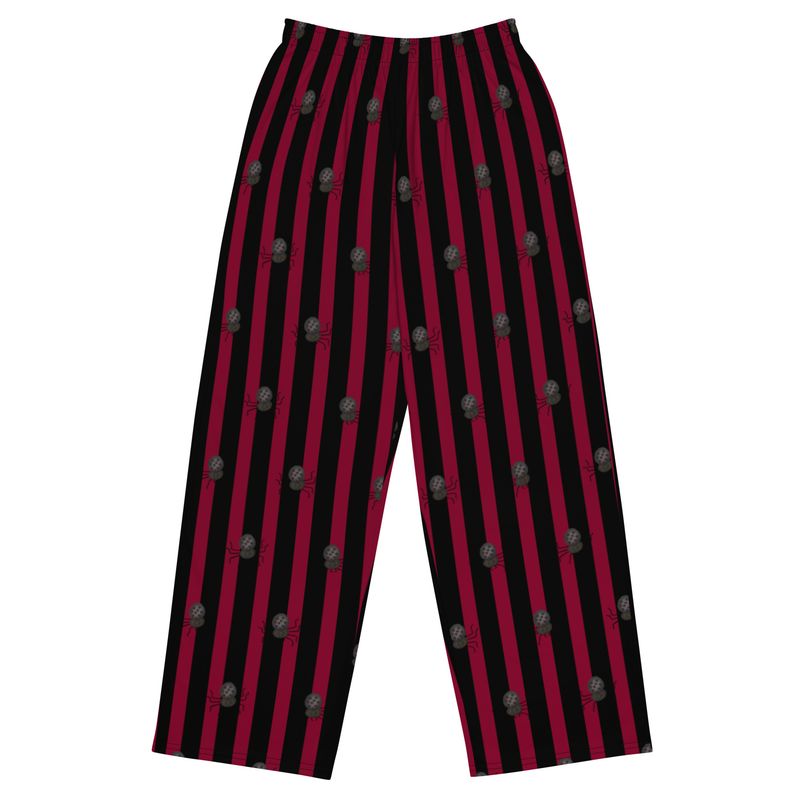 Spiders  Wide-Leg Pants