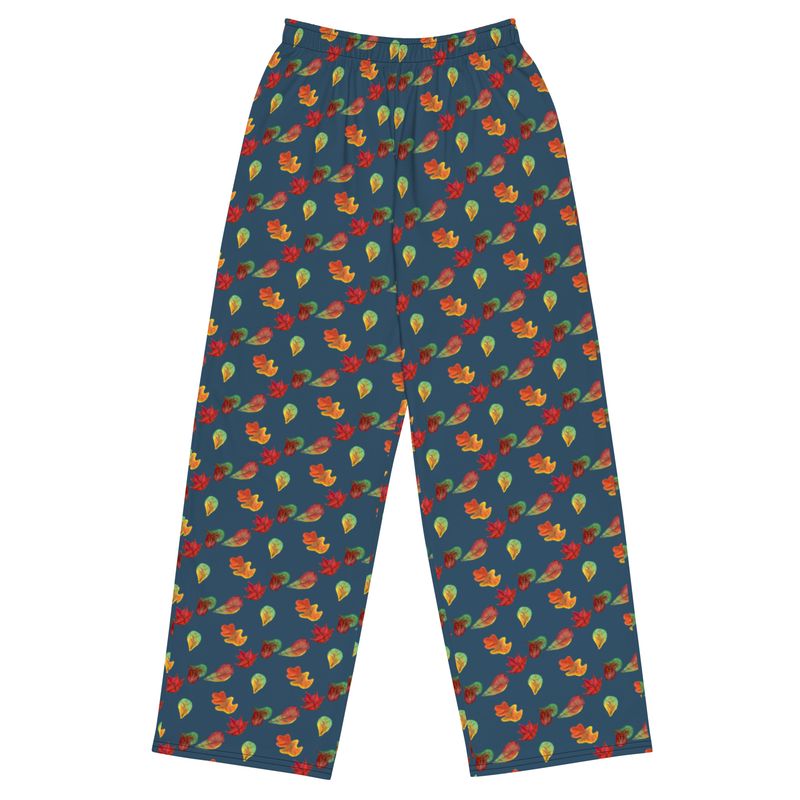 Falling Leaves Wide-Leg Pants