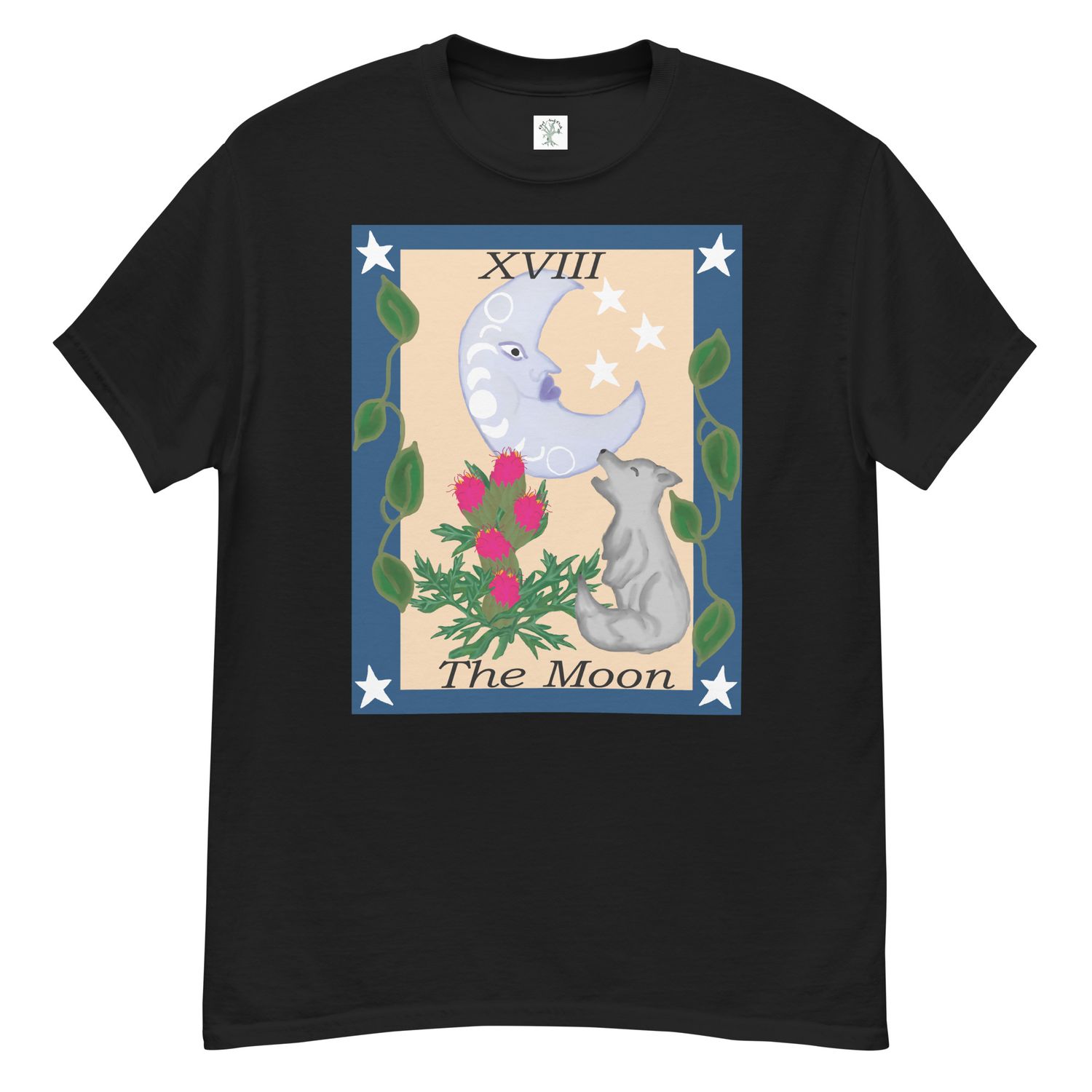 The Moon Tarot Card Unisex Classic Tee