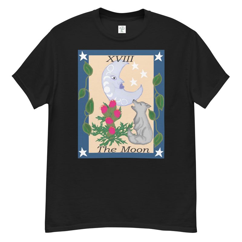 The Moon Tarot Card Unisex Classic Tee