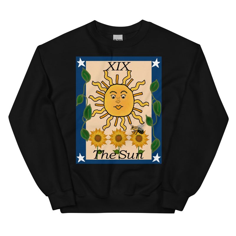 The Sun Tarot Card Classic Sweatshirt