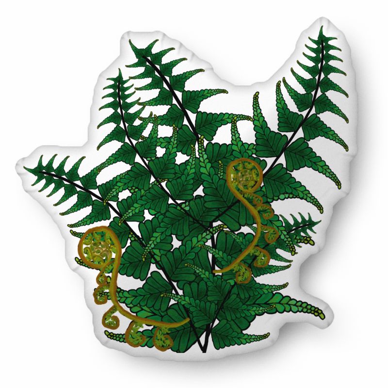 Fern Cluster Custom-shaped pillow