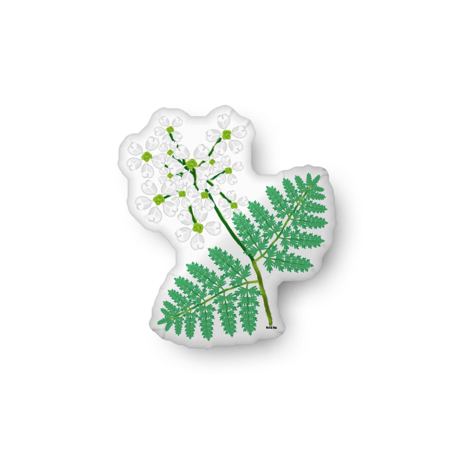 Hemlock Witchy Botanical Accent Pillow