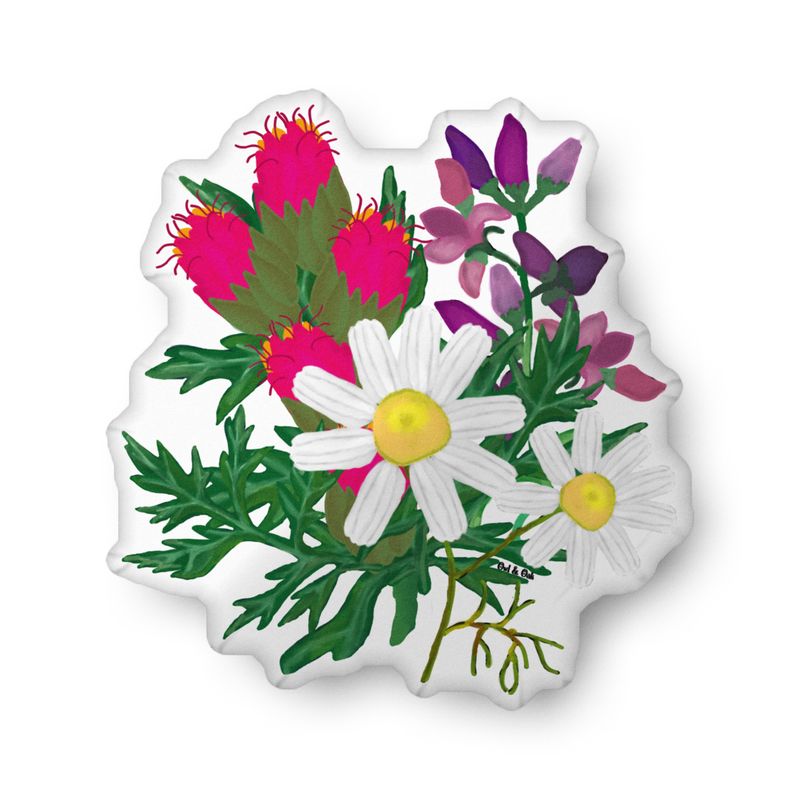 Witch's Sleep Spell Pillow with Magical Botanicals for Witchy Bed Decor