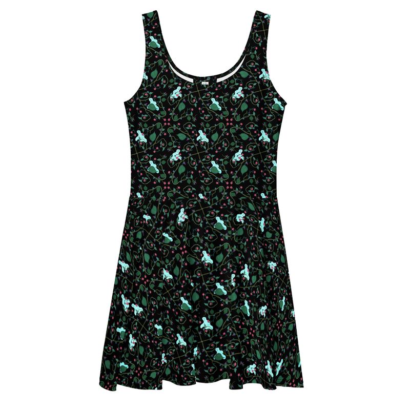 Ghostly Garden Skater Dress