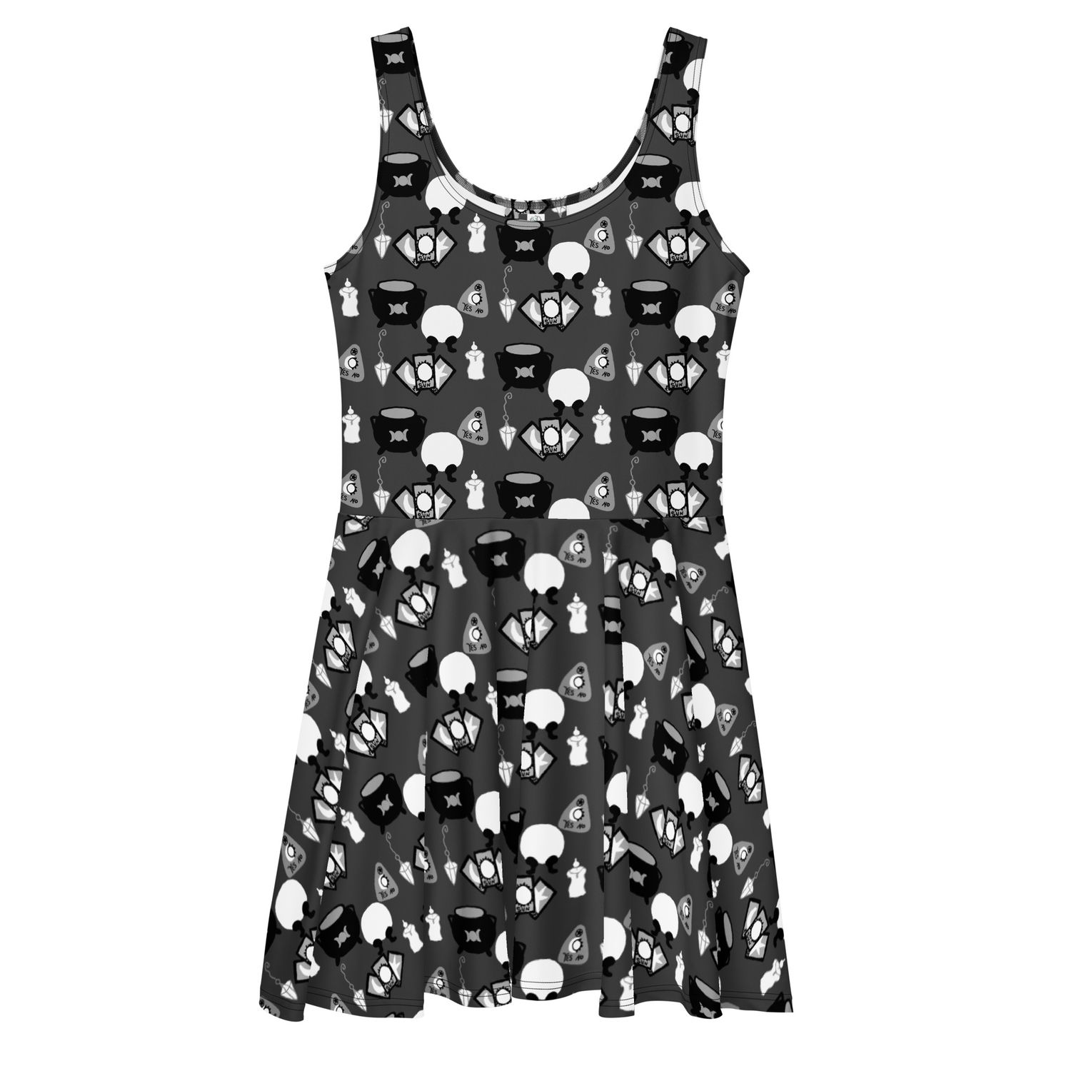 Divination Tools Cute Witchy Skater Dress Divination Tools Cute Witchy Skater Dress