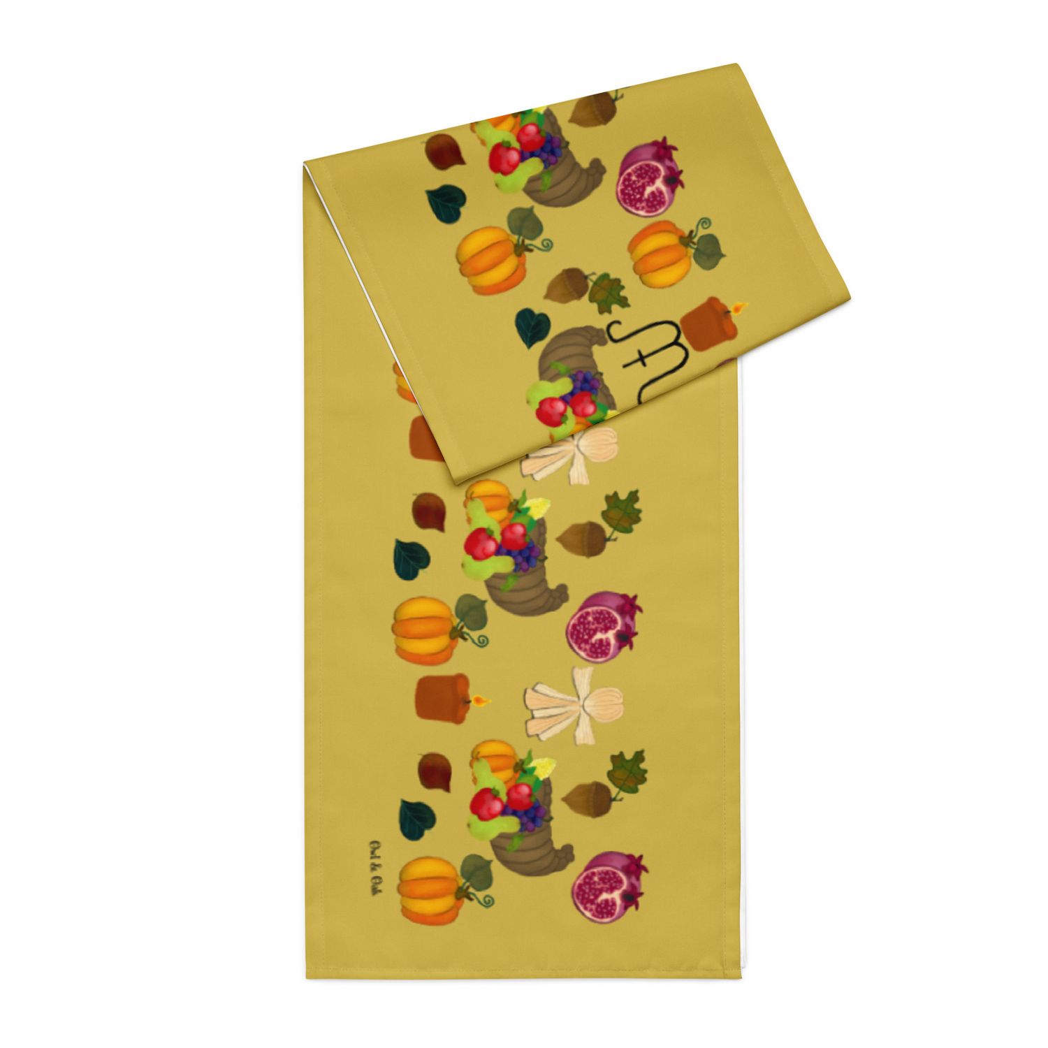 Mabon Table Runner or Altar Cloth for Autumn Celebrations and Witchcraft Holidays