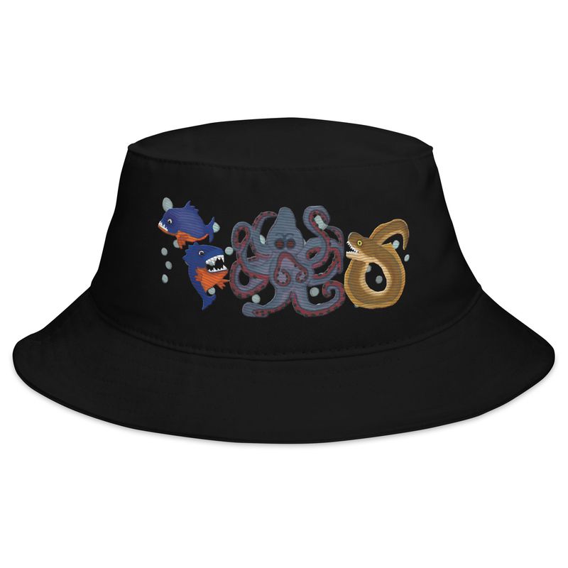 Underwater Monsters Bucket Hat