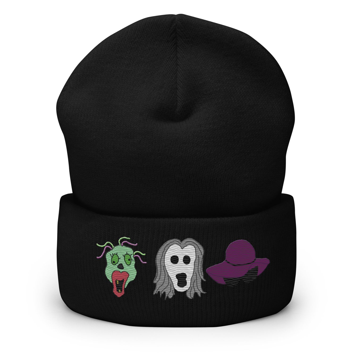 Classic Female B Rated Horror Movie Monsters Cuffed Beanie