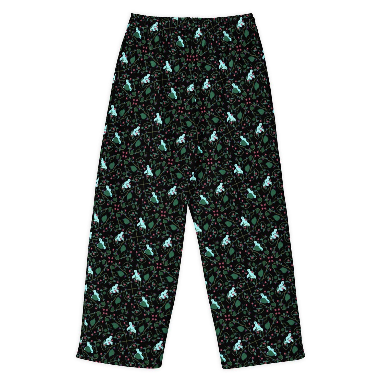 Ghostly Garden Cotton Wide Leg Pants