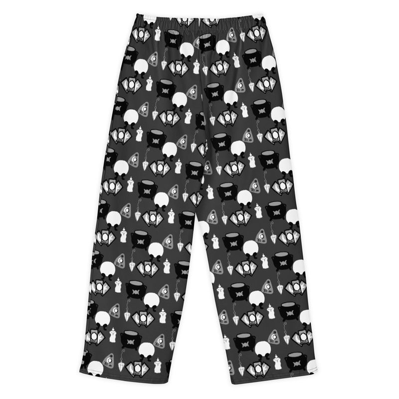Witch's Divination Tools Cotton Wide Leg Pants