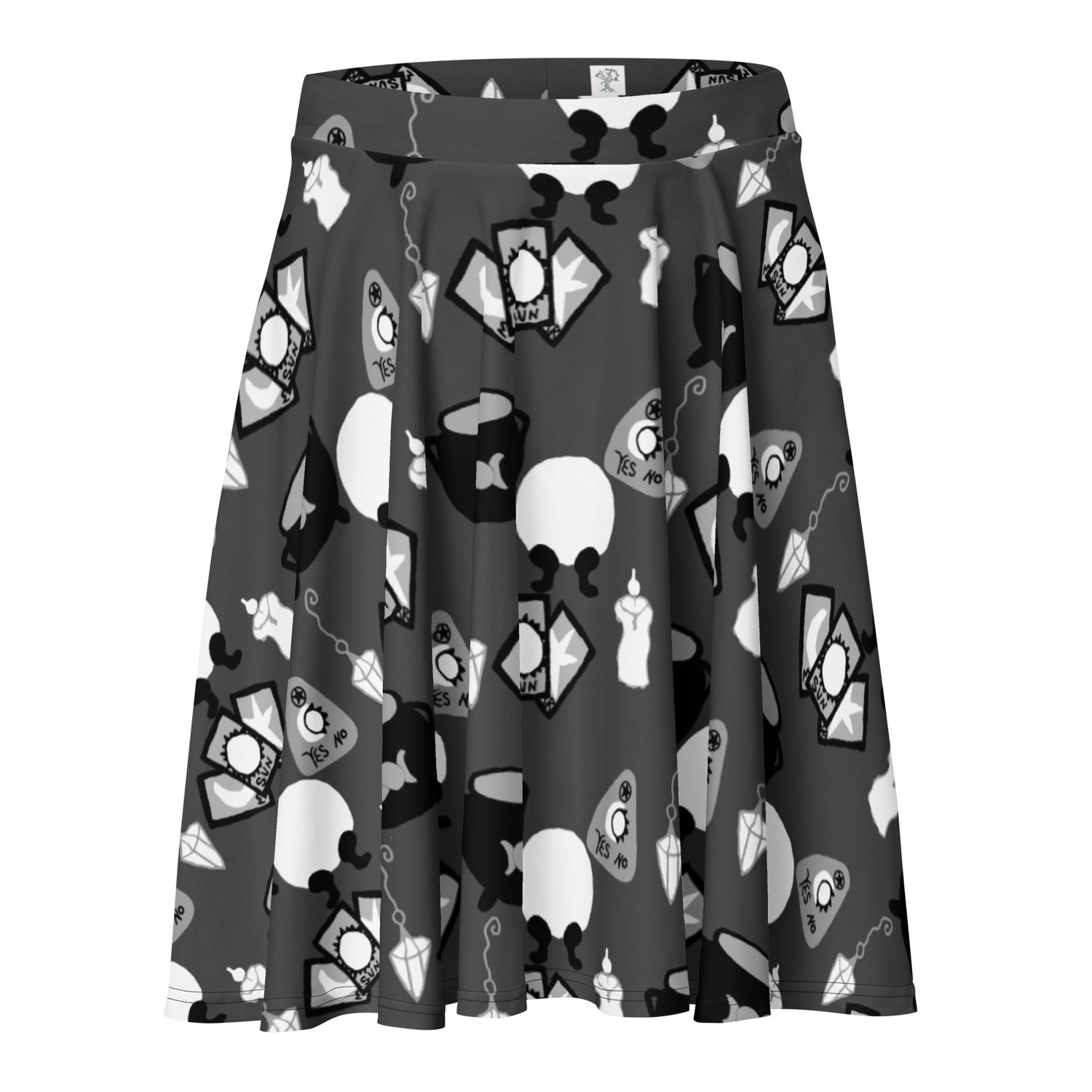 Witch's Divination Tools Skater Skirt