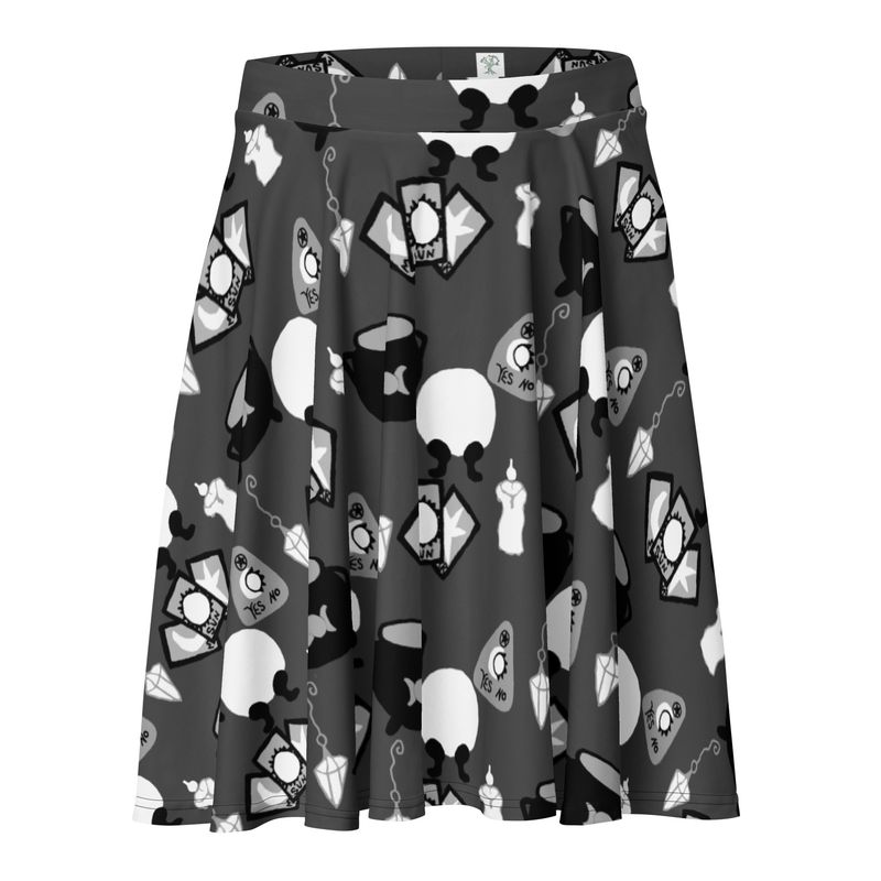 Witch's Divination Tools Skater Skirt