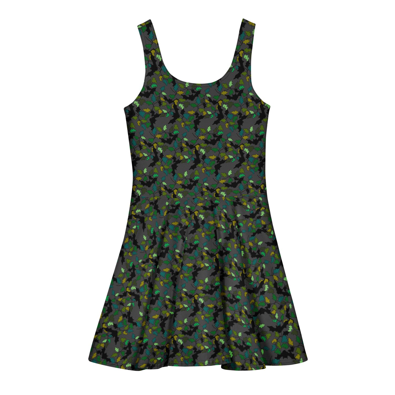 Bewitching Bats And Branches Cotton Skater Dress