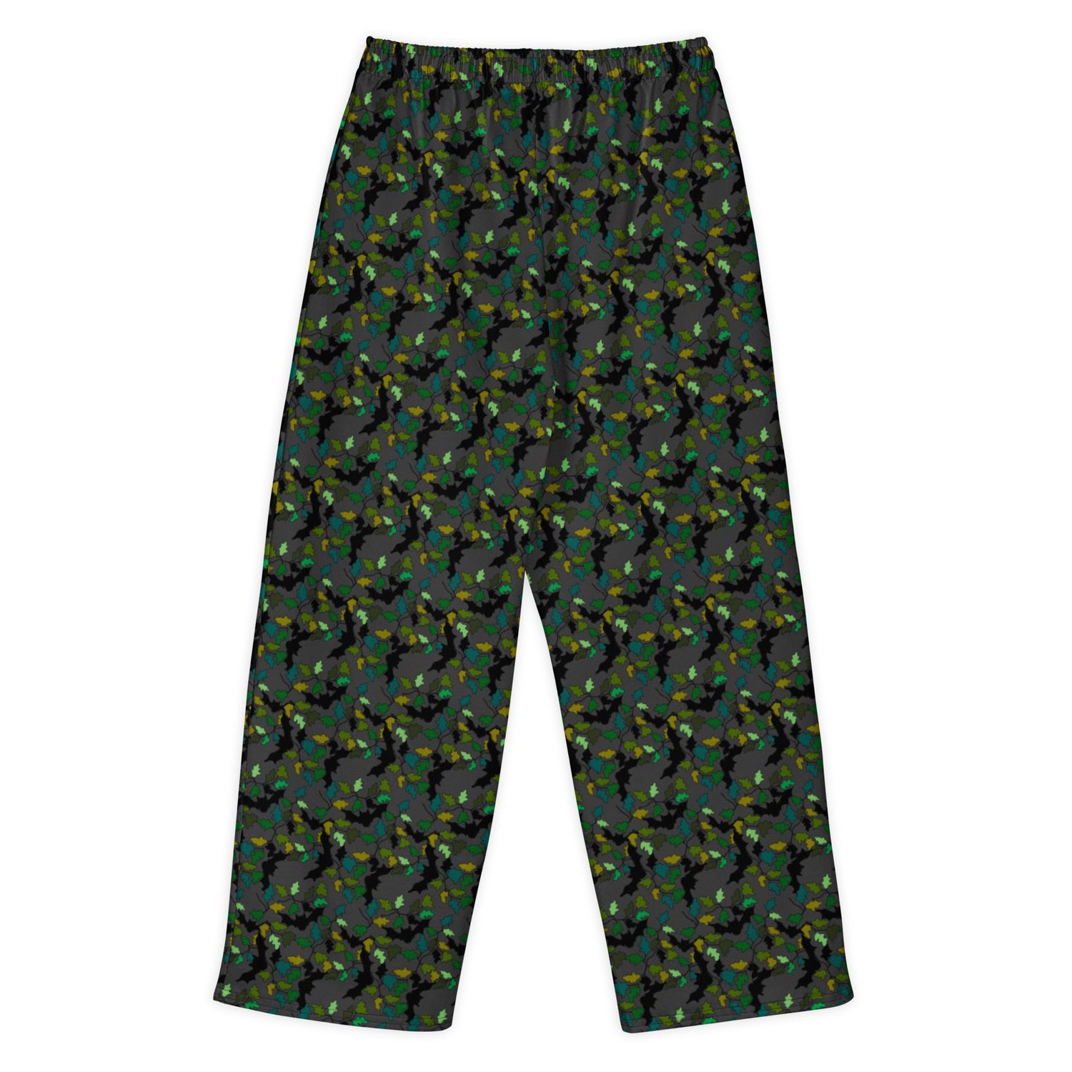 Bewitching Bats And Branches Spooky Cotton Wide Leg Pants