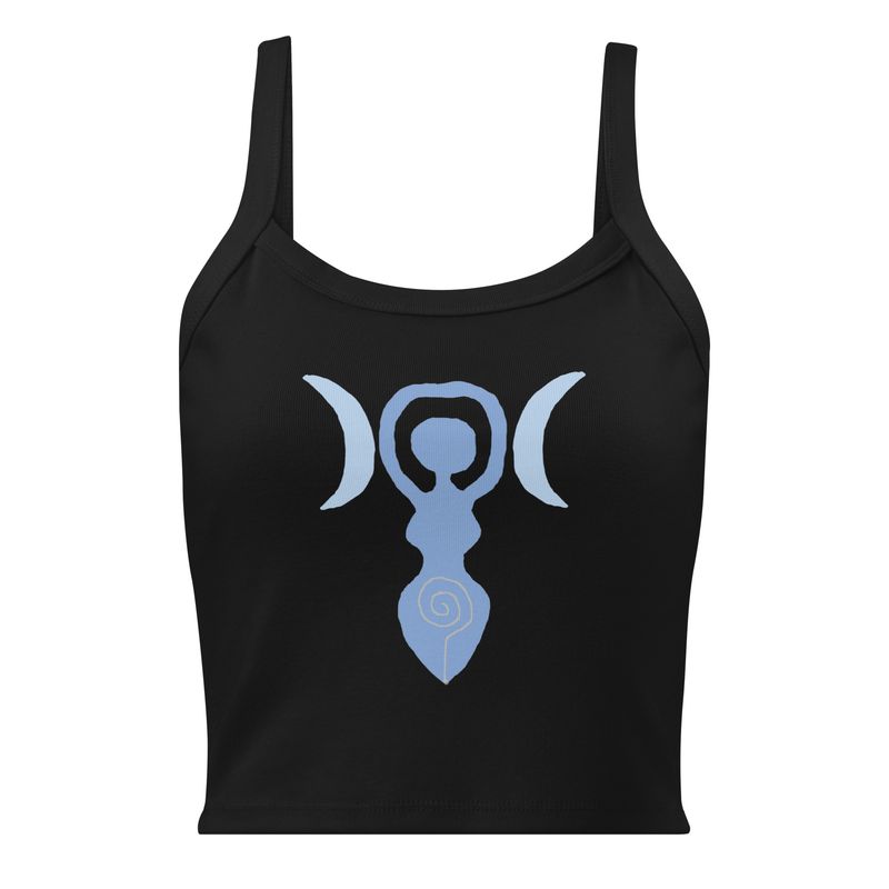 Spiral Goddess Triple Moon Divine Feminine Hecate Symbol Tank Top