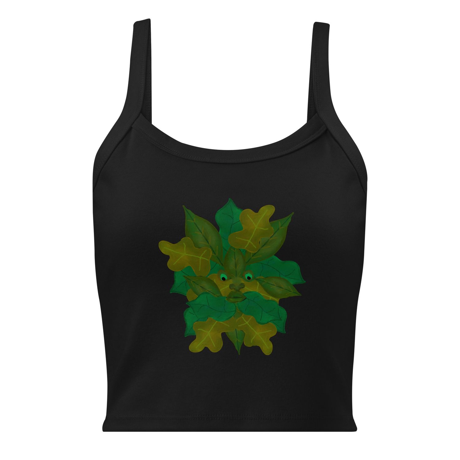 Green Man Plant Witch Wiccan Mythology Tank Top