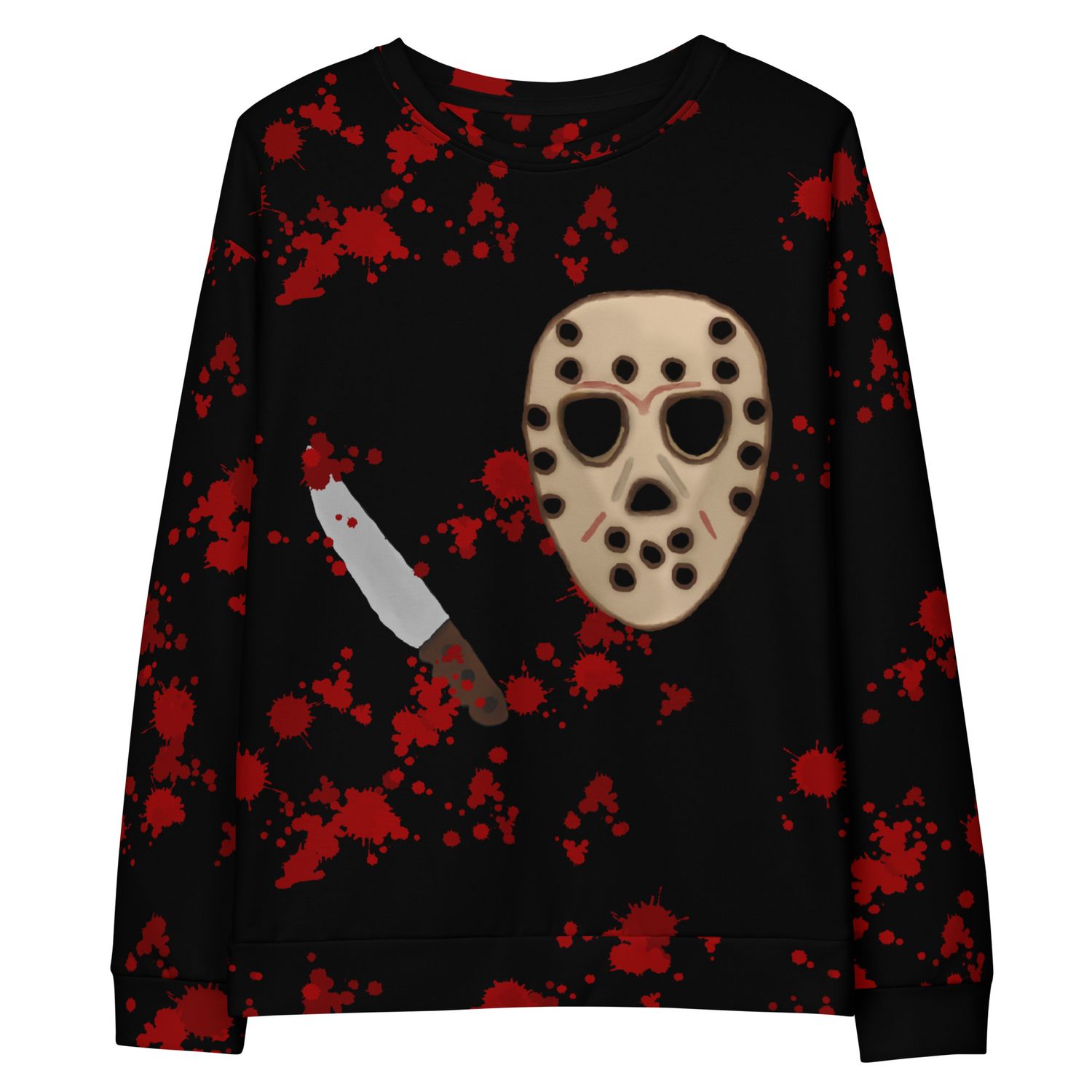 Spooky Slasher Horror Cotton Sweatshirt