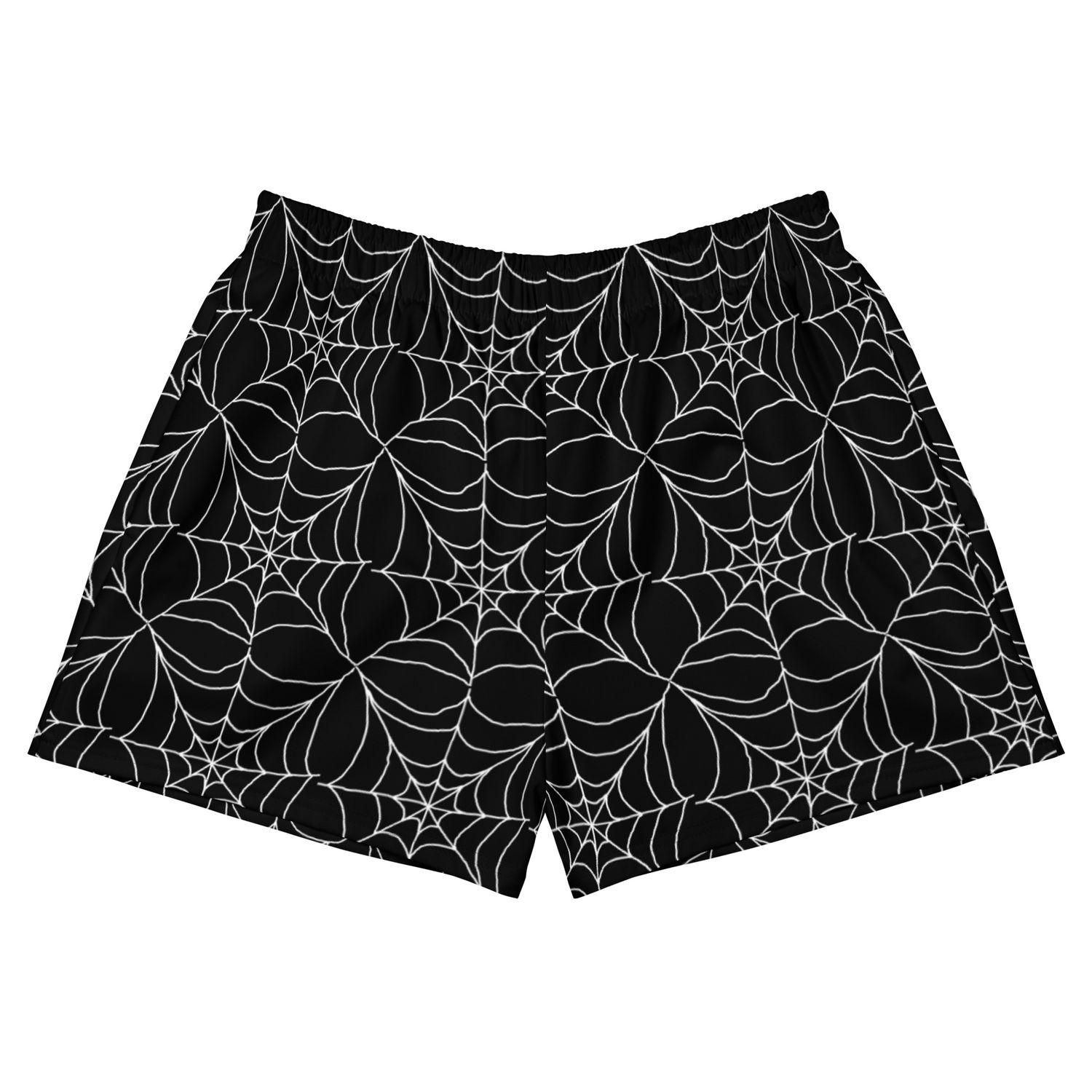 Spooky Spiderwebs Goth Women's Swim Shorts