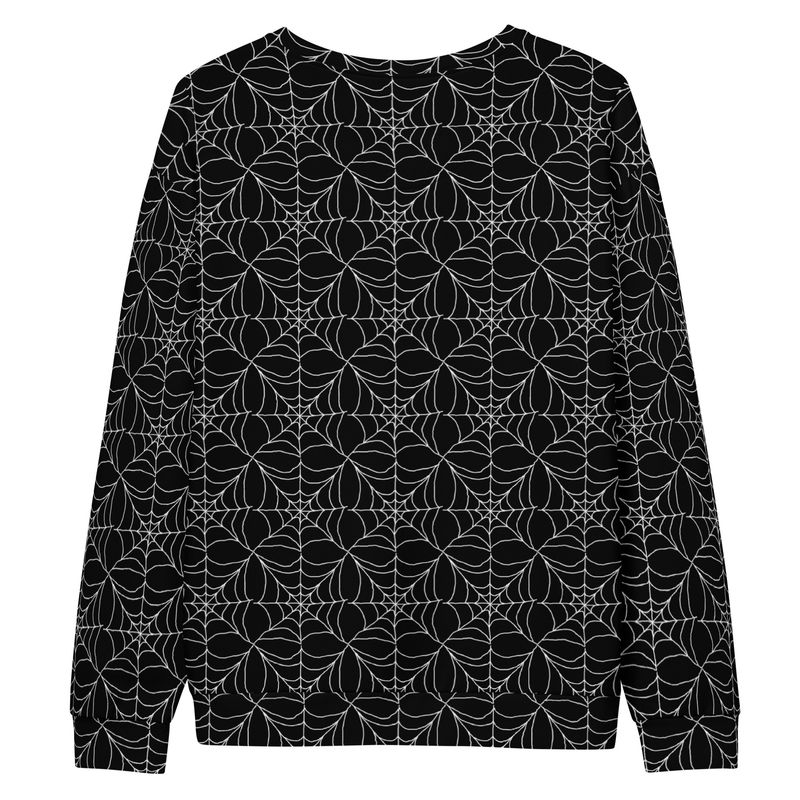 Spooky Spider Gothic Cotton Sweatshirt
