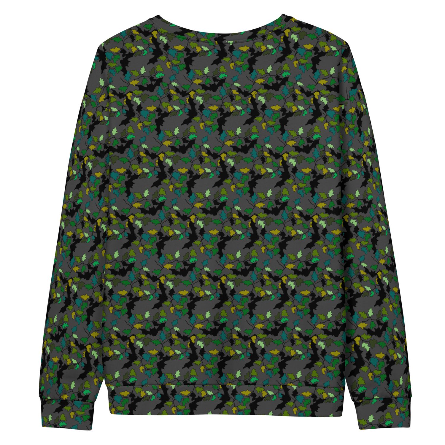 Bewitching Bats and Branches Spooky Cotton Sweatshirt Bewitching Bats and Branches Spooky Cotton Sweatshirt