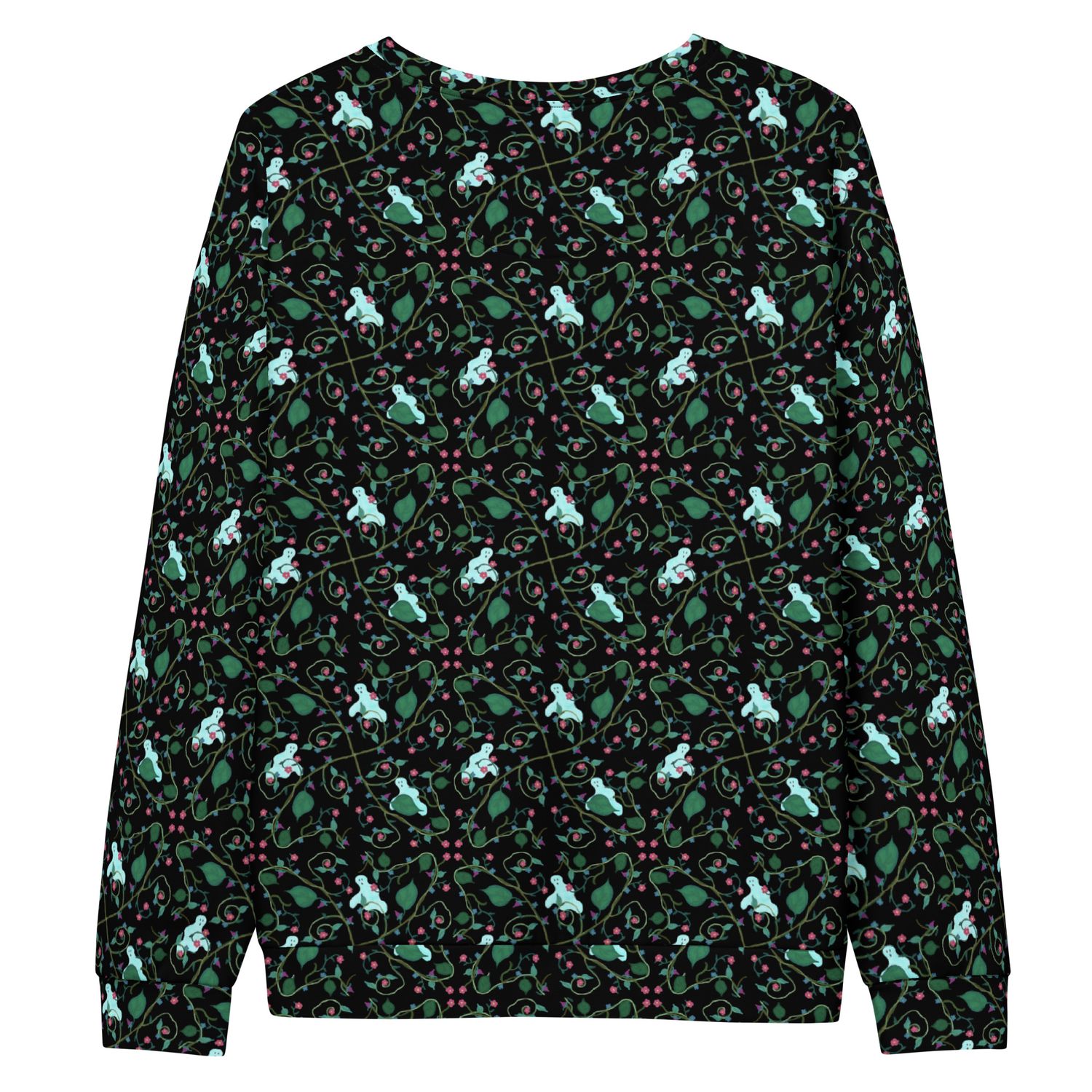 Ghostly Garden Cotton Sweatshirt