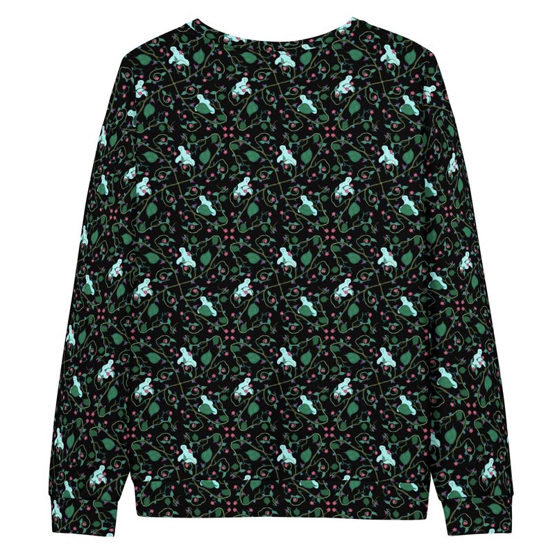 Ghostly Garden Cotton Sweatshirt